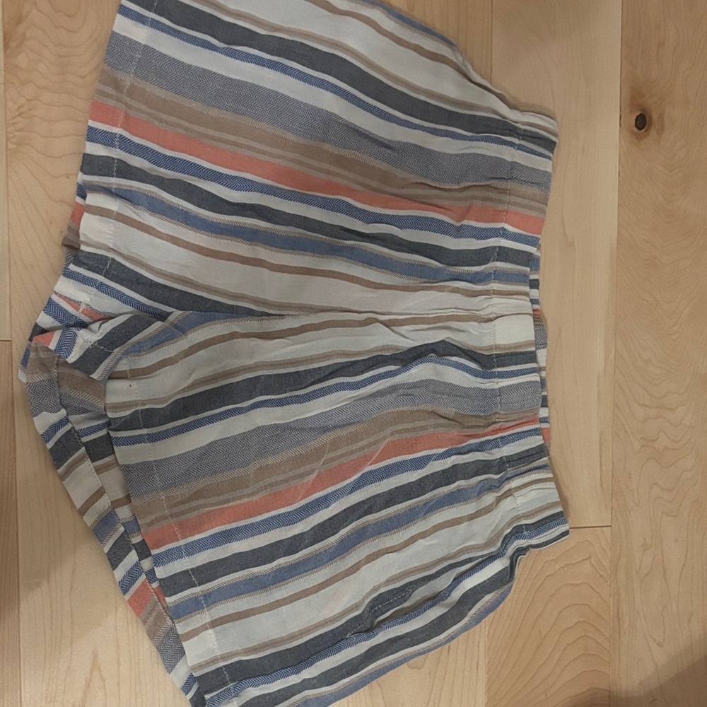 SHEIN Multicolor Striped High Waist Shorts